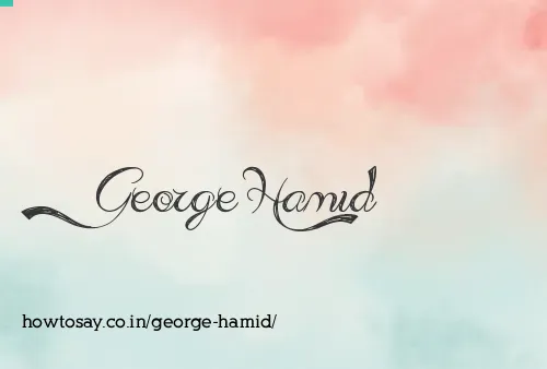 George Hamid