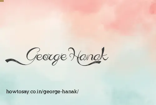 George Hanak