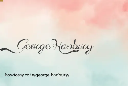 George Hanbury