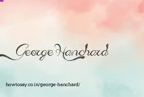 George Hanchard