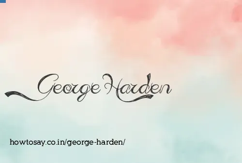 George Harden