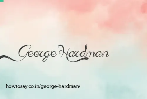 George Hardman