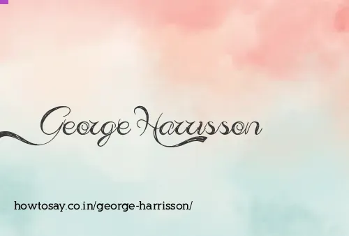 George Harrisson