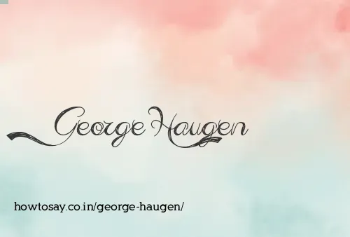 George Haugen