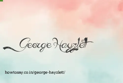 George Hayzlett