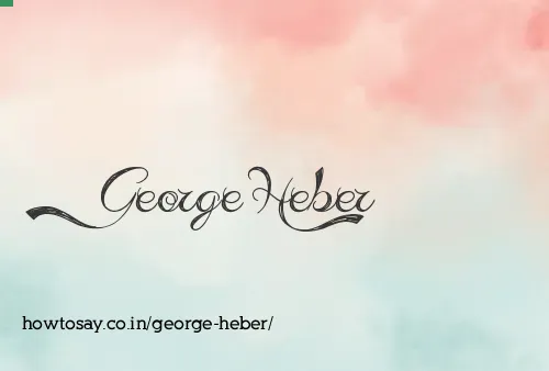 George Heber