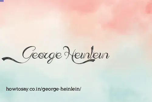 George Heinlein