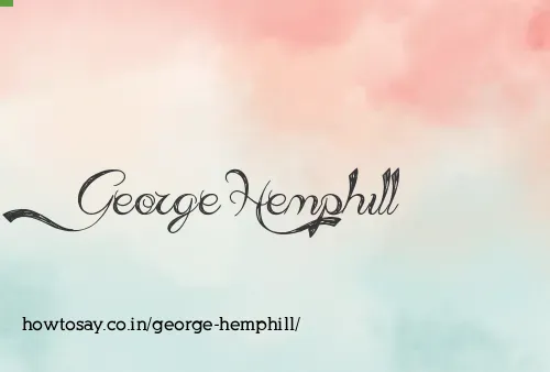 George Hemphill