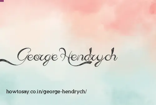 George Hendrych