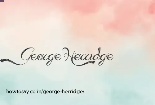 George Herridge