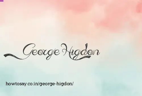 George Higdon