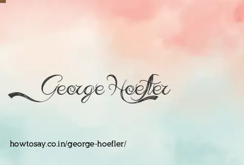 George Hoefler