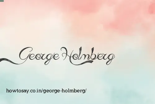 George Holmberg