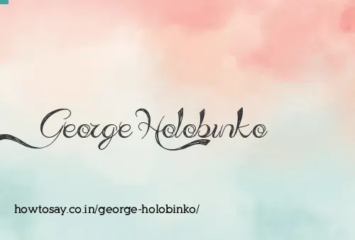 George Holobinko