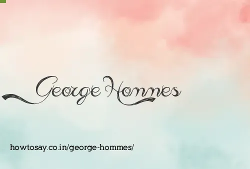 George Hommes