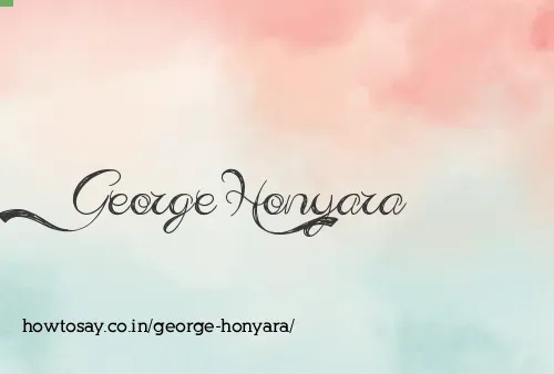 George Honyara