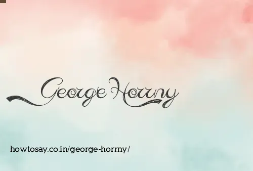 George Horrny