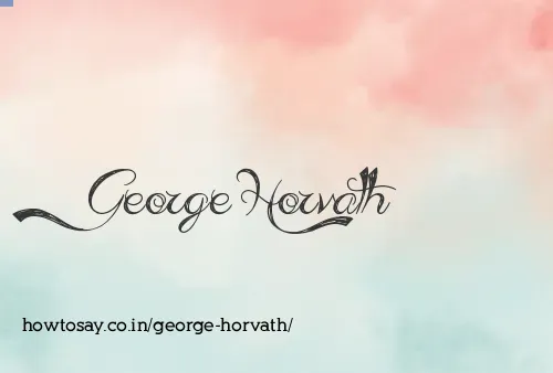 George Horvath