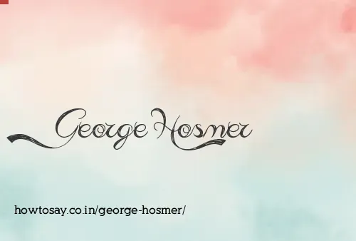 George Hosmer