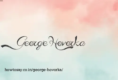 George Hovorka