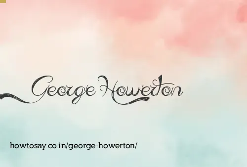 George Howerton