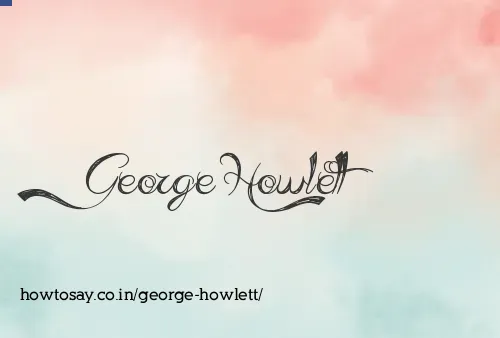 George Howlett