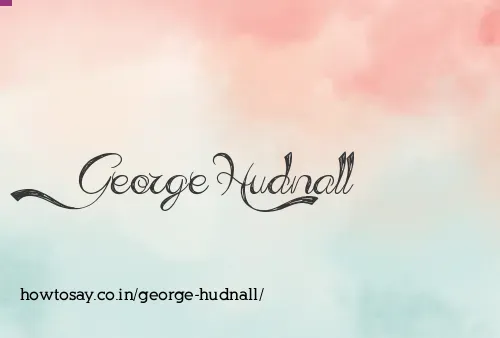George Hudnall