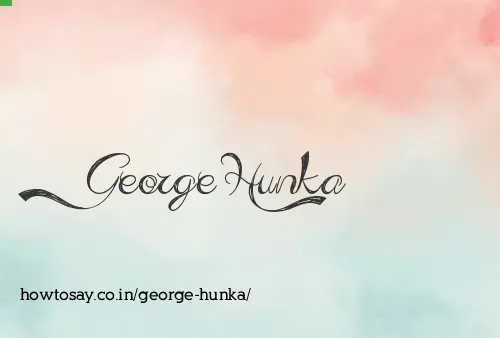 George Hunka