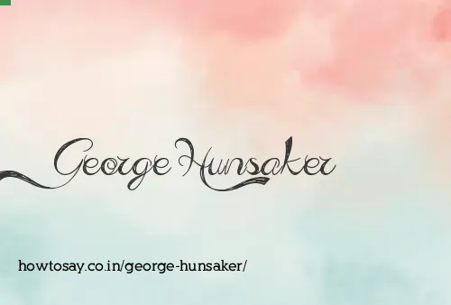 George Hunsaker