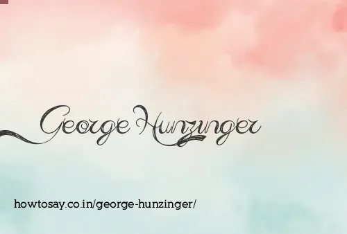 George Hunzinger