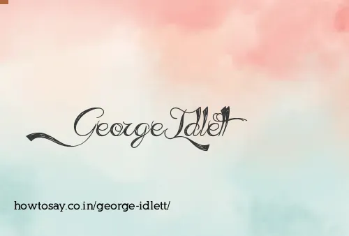 George Idlett