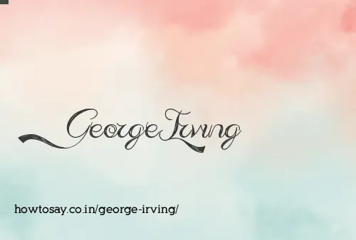 George Irving