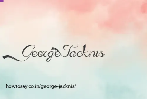 George Jacknis