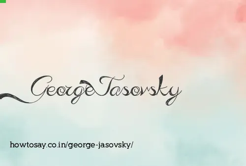 George Jasovsky