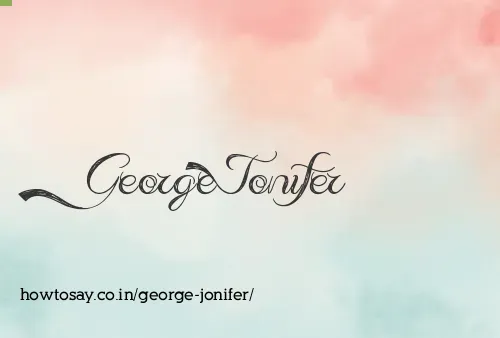 George Jonifer
