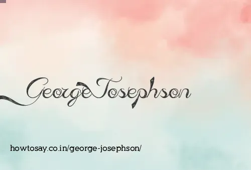George Josephson