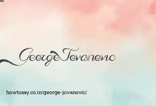George Jovanovic