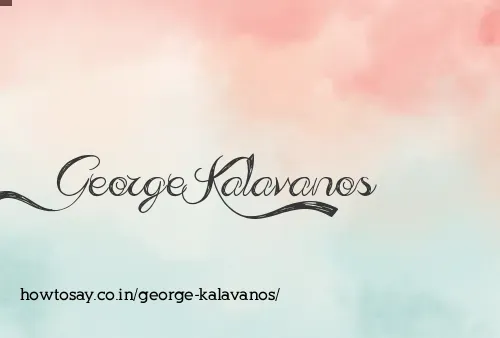 George Kalavanos