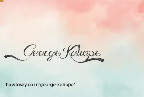 George Kaliope