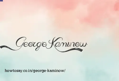 George Kaminow