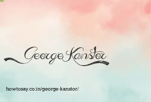 George Kanstor