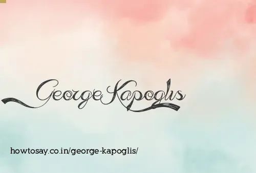 George Kapoglis
