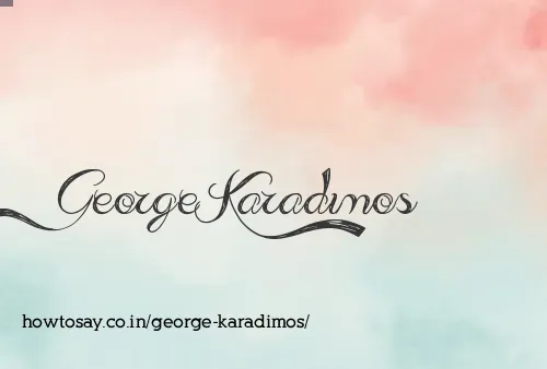George Karadimos