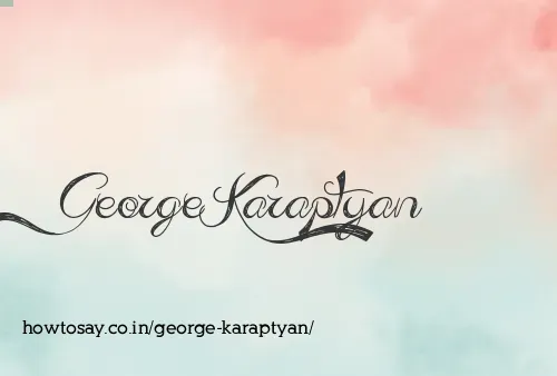 George Karaptyan