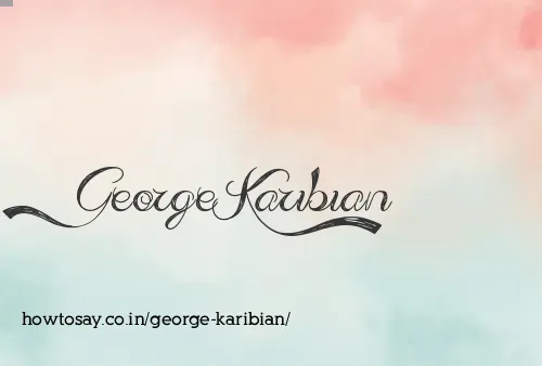 George Karibian