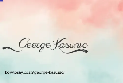 George Kasunic