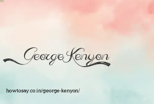 George Kenyon