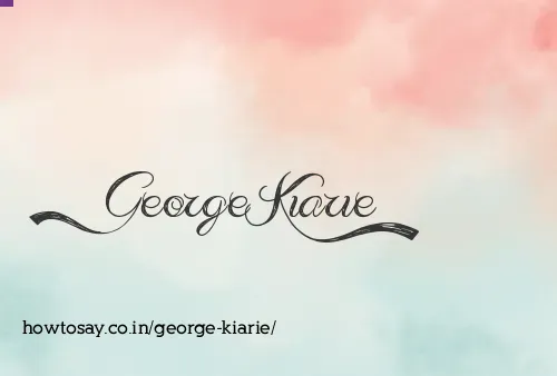 George Kiarie