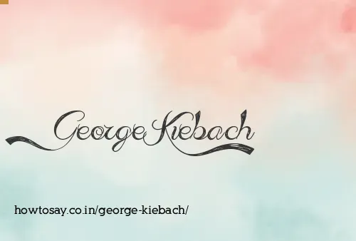 George Kiebach