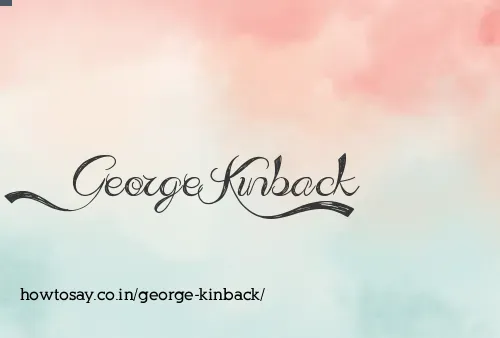 George Kinback